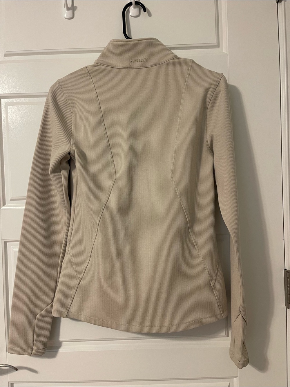 Ariat Cream Half-Zip Pullover Sweatshirt - Picture 2 of 5